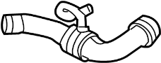 View Engine Coolant Hose Full-Sized Product Image 1 of 2