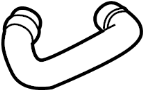 View Secondary Air Injection Pump Hose (Right) Full-Sized Product Image 1 of 2