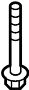 View Bolt. Mount. Suspension. (Front, Rear, Lower) Full-Sized Product Image 1 of 10