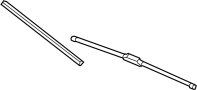 View Wiper. Blade. Windshield. 1 Set: s. (Front) Full-Sized Product Image