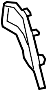 View Quarter Panel Gutter Bracket Full-Sized Product Image 1 of 2