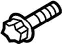 View Bolt. CRANKSHAFT. Engine. Pulley. damper. Harmonic Balancer. Outer hexagon round.  Full-Sized Product Image 1 of 10