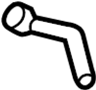 View Hose. Coolant. (Rear) Full-Sized Product Image