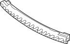 Image of Bumper Impact Absorber image for your 2013 Porsche Panamera  Base Hatchback 