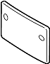 Image of License Plate Bracket image for your 2011 Porsche 911   
