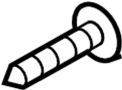 Image of Radiator Mount Bolt (Upper, Lower) image for your 2010 Porsche Panamera  S Hatchback 