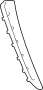 Image of Fender Molding (Rear, Lower) image for your 2016 Porsche Panamera  Turbo Hatchback 
