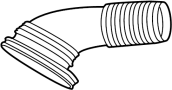 Image of Engine Air Intake Hose image for your 2012 Porsche Panamera  4 Hatchback 