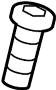 Image of Screw. Air. Filter. Cleaner. Retainer. Housing Bolt. OVAL - HEAD 5x30. Air Filter Housing Bolt. image for your 2013 Porsche Panamera  Turbo S Hatchback 