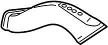 Image of Engine Air Intake Hose image for your 1995 Porsche