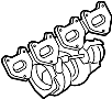Image of AS TURBOCHARGER. Exhaust manifold. A complete turbocharger. image for your 2016 Porsche Panamera   
