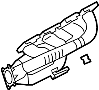 Image of Exhaust Manifold image for your 2015 Porsche Panamera  GTS Hatchback 