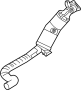 970113349NX Catalytic cnvrtr. CATALYTIC CONVERTER. EXHAUST PIPE WITH CA.