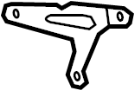 View Bracket. Muffler. (Front, Rear, Upper) Full-Sized Product Image