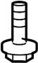 View Bolt. Mount. Screw. (Front, Rear) Full-Sized Product Image