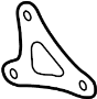 Image of Bracket. Catalytic. Support. Hanger. Exhaust. (Upper). Bracket used to Support. image for your 2012 Porsche Panamera  S Hybrid Hatchback 