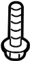 View Bolt. Mount. Screw. (Front, Rear) Full-Sized Product Image