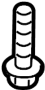 View Bolt. Mount. Screw. (Front, Rear) Full-Sized Product Image 1 of 7