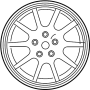 Image of Wheel image for your 2009 Porsche 911 3.8L 6 cylinder M/T RWD Carrera S Convertible 