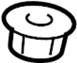 View Suspension Control Arm Nut (Front, Upper, Lower) Full-Sized Product Image