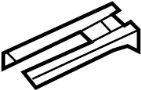 970521362004H0 Seat Track Cover (Rear)