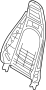 97052132901 Seat Back Frame (Upper)