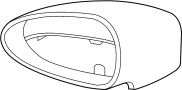 Image of Door Mirror Housing image for your 2021 Porsche 718 Boxster  25 Years Convertible 