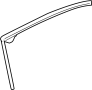 Image of Seal. Door. (Upper). Door Glass Seal. Rubber. image for your 2019 Porsche 911   