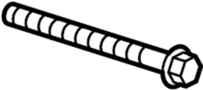 Image of Suspension Control Arm Bolt (Front, Rear, Lower) image for your 2013 Porsche Panamera  Turbo Hatchback 