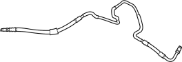 Image of AS PRESSURE LINE. Pressure tube. image for your 2013 Porsche Panamera  Base Hatchback 