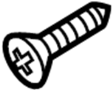 View Screw. License. Bracket. Plate. Grille.  Full-Sized Product Image