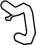 View Engine Coolant Pipe Full-Sized Product Image 1 of 4