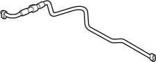 View A/C Refrigerant Suction Hose (Upper) Full-Sized Product Image 1 of 2