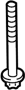 View A/C Compressor Bolt (Rear) Full-Sized Product Image