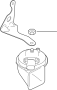 97063502702 Bracket for fanfare. High note horn.