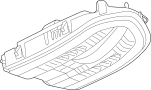 Image of Overhead Console (Front) image for your 2011 Porsche 911 3.6L 6 cylinder M/T AWD Carrera 4 Convertible 
