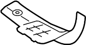Image of Rocker Panel Molding Cap (Front, Rear) image for your 2010 Porsche Panamera  S Hatchback 