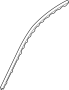 View Door Reveal Molding (Rear, Upper) Full-Sized Product Image