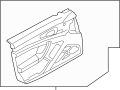 Image of Door Interior Trim Panel image for your 2011 Porsche Boxster   