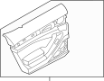 Image of Door Interior Trim Panel image for your 2012 Porsche Boxster   
