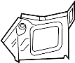 View Corner panel Prime c. Tail lamp pocket section. (Lower) Full-Sized Product Image
