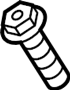 Image of Bolt. Screw. Mount. (Upper, Lower). 8 x 30mm. A threaded rod. image for your 2008 Porsche Cayenne