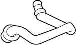 Image of HVAC Heater Hose image for your 2012 Porsche 911  Turbo Convertible 