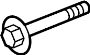 Image of Fender Support Bolt (Front) image for your 2021 Porsche Panamera  Turbo S E-Hybrid Sport Turismo Wagon 
