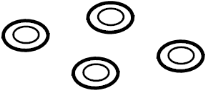 View Seal. OIL. Gasket. Cooler. Engine.  Full-Sized Product Image