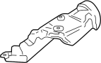 Image of Exhaust Muffler Heat Shield (Upper) image for your 1999 Porsche 911 3.4L 6 cylinder M/T AWD Carrera 4 Coupe 