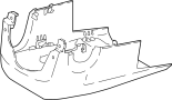 Image of Steering Column Cover (Lower) image for your 2011 Porsche Boxster   