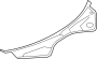 Image of Cowl Grille Panel image for your 2023 Porsche Macan   