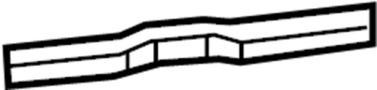 Image of Cowl Plenum Panel Gasket image for your 2021 Porsche Panamera  Base Hatchback 