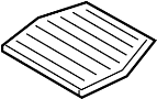 Image of Console Mat (Rear) image for your 2017 Porsche 911  Turbo Coupe 